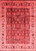 Oriental Red Industrial Area Rugs