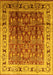 Oriental Yellow Industrial Rug, urb831yw