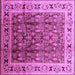 Square Oriental Purple Industrial Rug, urb831pur