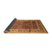 Sideview of Oriental Brown Industrial Rug, urb831brn