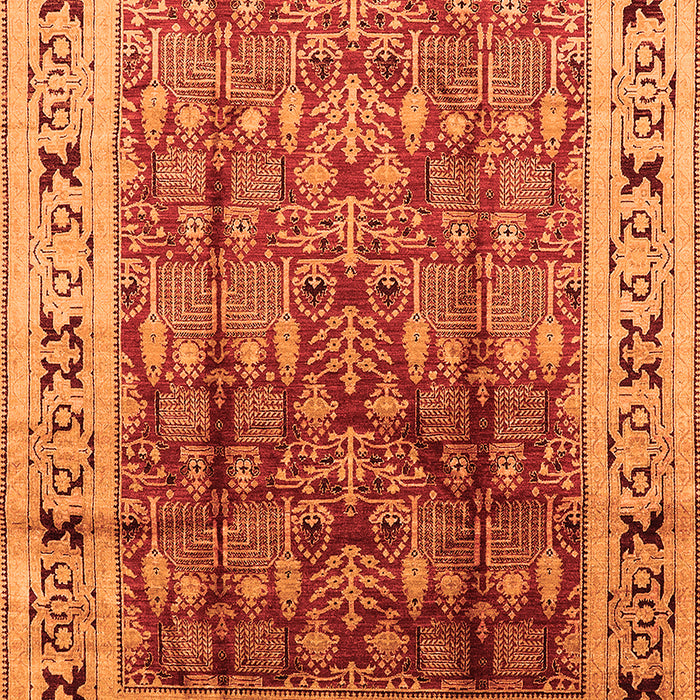 Oriental Orange Industrial Rug, urb831org