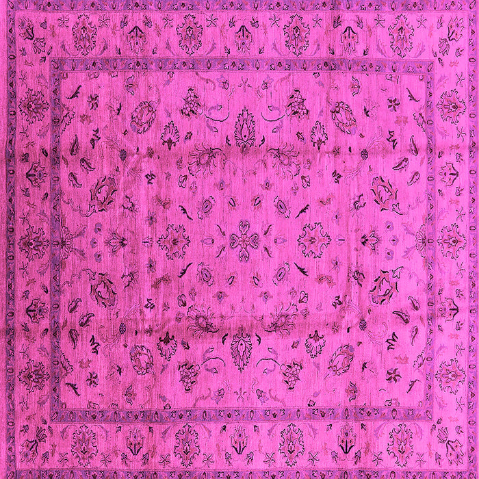 Square Oriental Pink Industrial Rug, urb832pnk