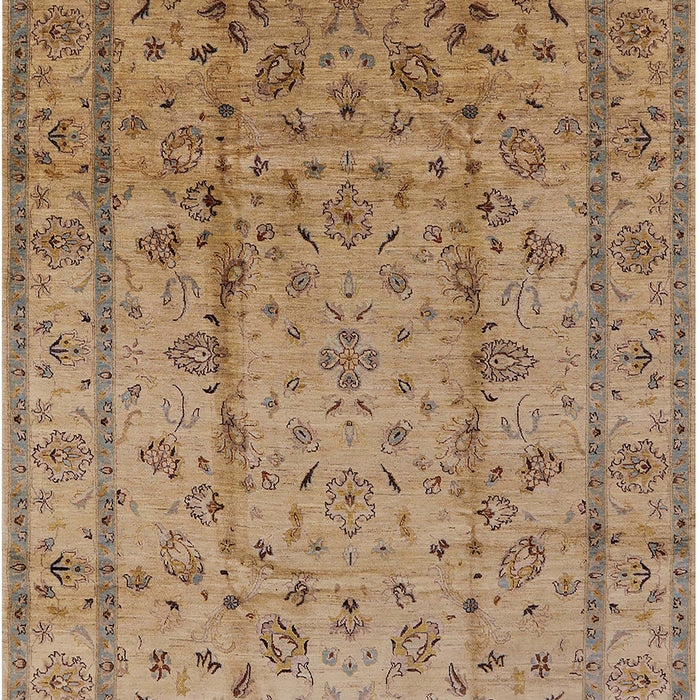 Mid-Century Modern Light Brown Oriental Rug, urb832