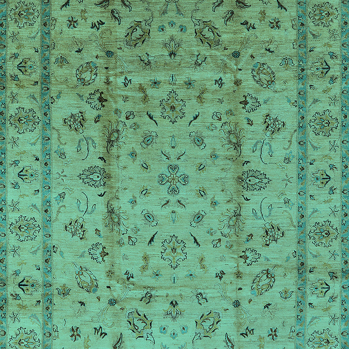Oriental Turquoise Industrial Rug, urb832turq