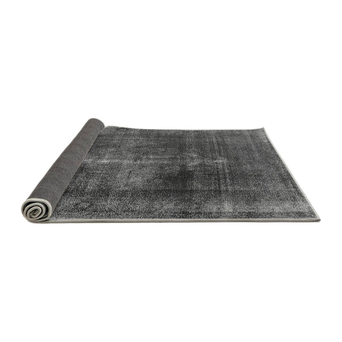 Sideview of Oriental Gray Industrial Rug, urb833gry