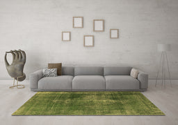 Machine Washable Oriental Brown Industrial Rug in a Living Room,, wshurb833brn