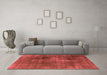 Industrial Red Washable Rugs