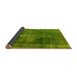 Sideview of Oriental Yellow Industrial Rug, urb833yw