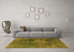 Machine Washable Oriental Orange Industrial Area Rugs in a Living Room, wshurb833org