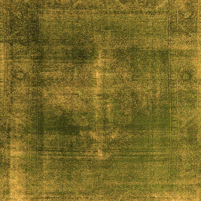 Square Oriental Orange Industrial Rug, urb833org