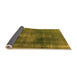 Sideview of Oriental Orange Industrial Rug, urb833org