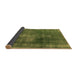 Sideview of Oriental Brown Industrial Rug, urb833brn