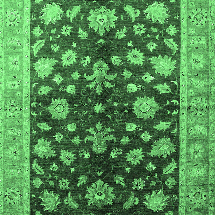 Oriental Emerald Green Industrial Rug, urb834emgrn