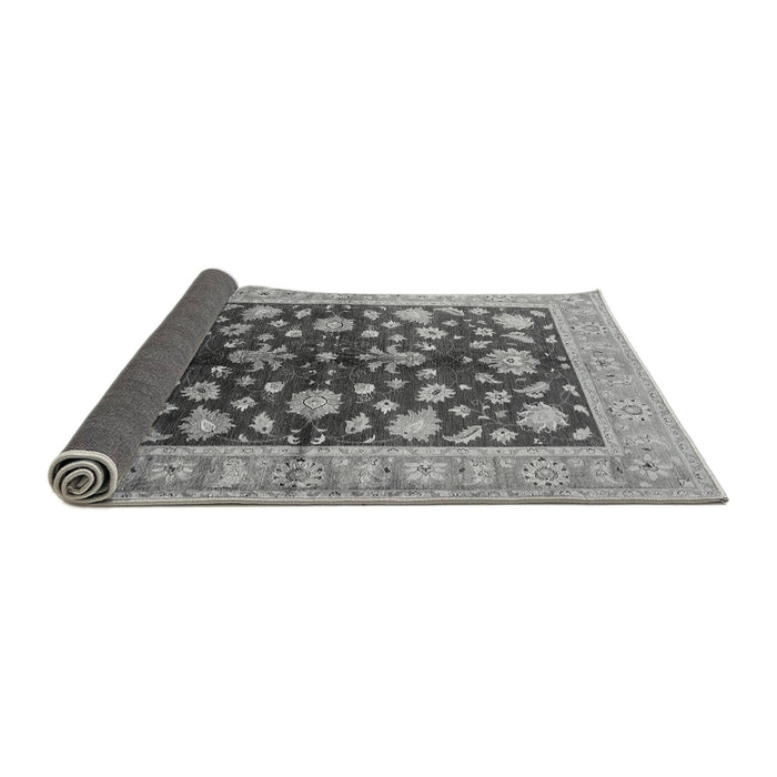 Sideview of Oriental Gray Industrial Rug, urb834gry