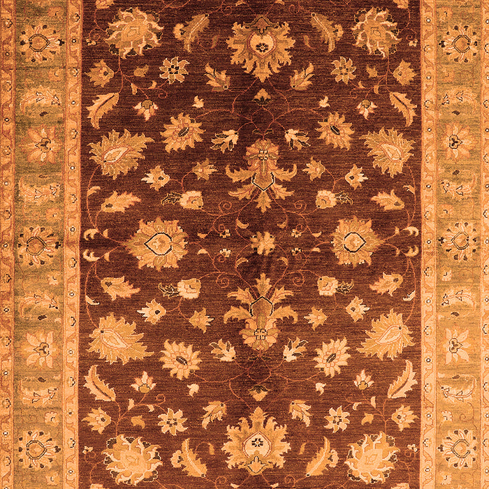 Oriental Orange Industrial Rug, urb834org