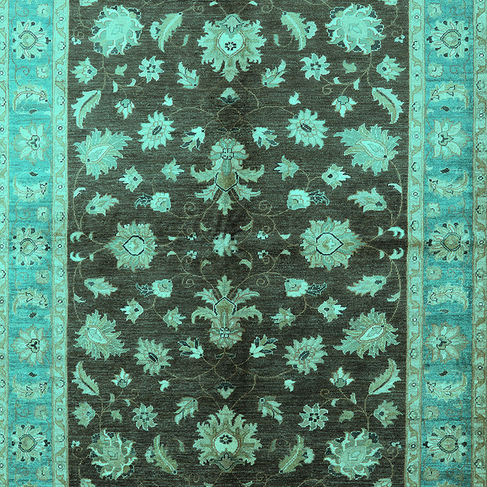 Oriental Turquoise Industrial Rug, urb834turq