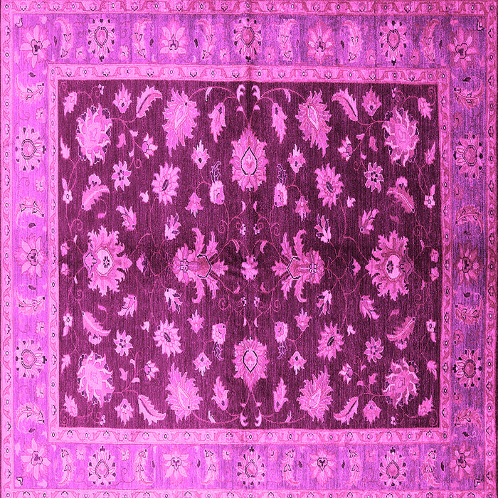 Square Oriental Pink Industrial Rug, urb834pnk