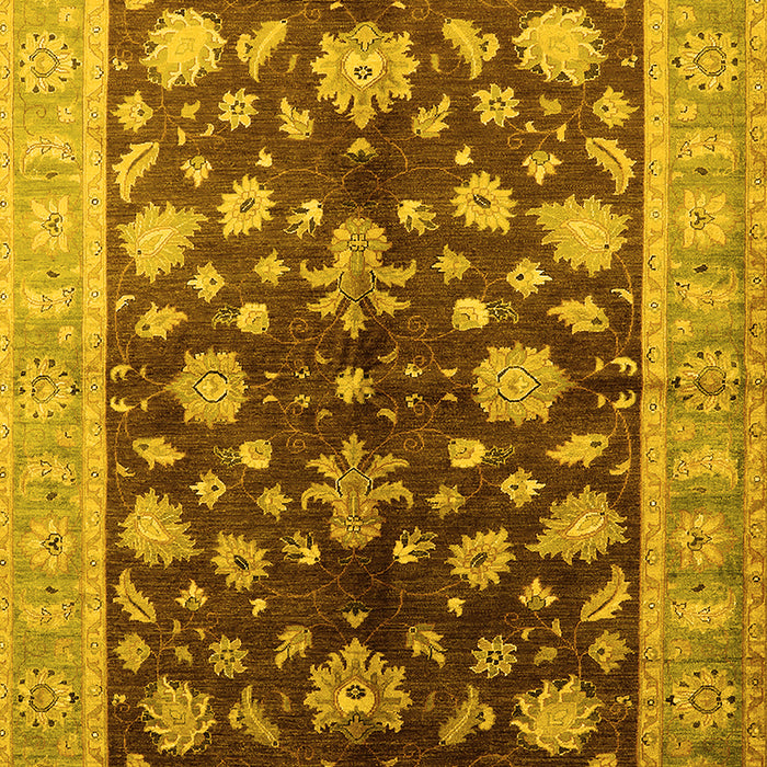 Oriental Yellow Industrial Rug, urb834yw