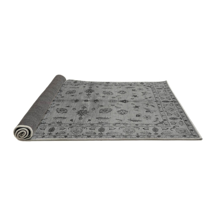 Sideview of Oriental Gray Industrial Rug, urb835gry