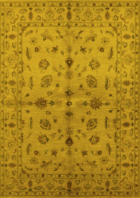 Oriental Yellow Industrial Rug, urb835yw