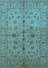 Oriental Light Blue Industrial Rug, urb835lblu