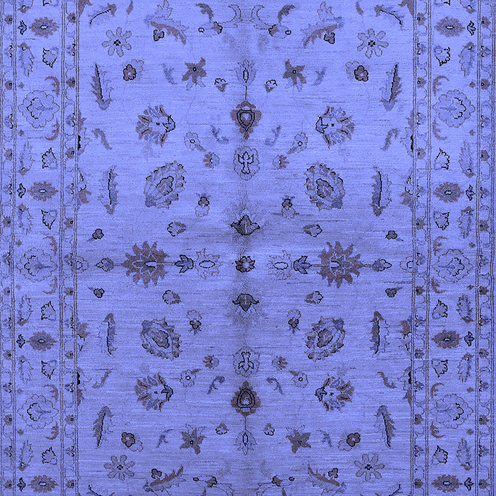 Oriental Blue Industrial Rug, urb835blu