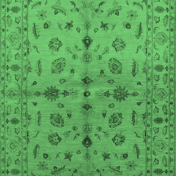 Oriental Emerald Green Industrial Rug, urb835emgrn
