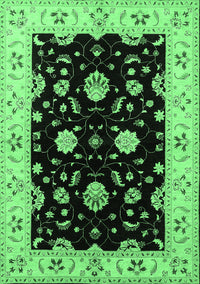 Oriental Emerald Green Industrial Rug, urb836emgrn