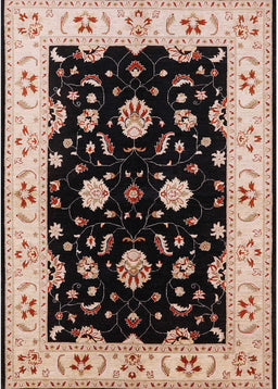 Mid-Century Modern Pastel Orange Oriental Rug, urb836