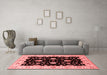 Industrial Red Washable Rugs