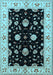 Oriental Light Blue Industrial Rug, urb836lblu