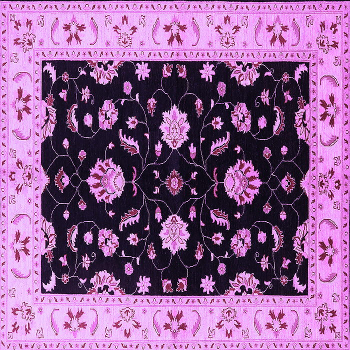 Square Oriental Purple Industrial Rug, urb836pur