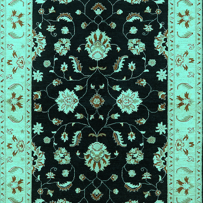 Oriental Turquoise Industrial Rug, urb836turq