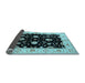 Sideview of Oriental Light Blue Industrial Rug, urb836lblu