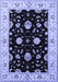 Oriental Blue Industrial Rug, urb836blu