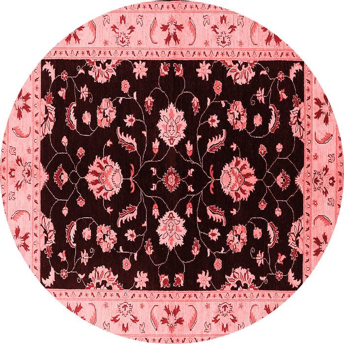 Machine Washable Oriental Red Industrial Rug, wshurb836red