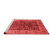 Industrial Red Washable Rugs