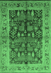 Oriental Emerald Green Industrial Rug, urb837emgrn