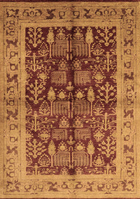 Oriental Brown Industrial Rug, urb837brn