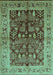 Oriental Turquoise Industrial Rug, urb837turq