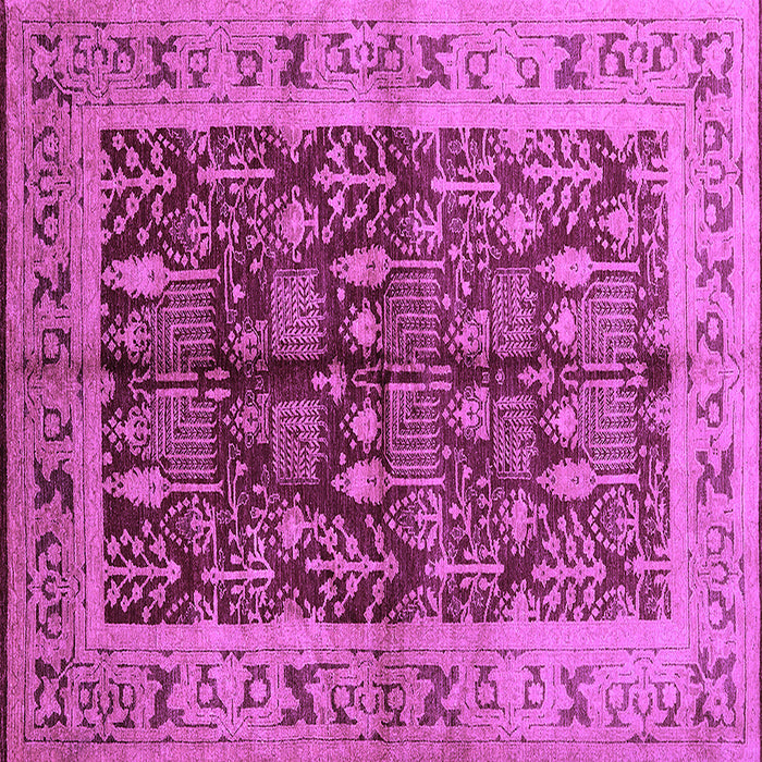 Square Oriental Purple Industrial Rug, urb837pur