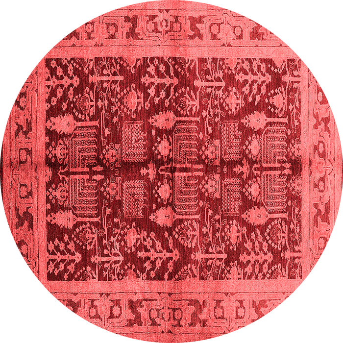 Machine Washable Oriental Red Industrial Rug, wshurb837red