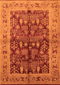 Oriental Orange Industrial Rug, urb837org