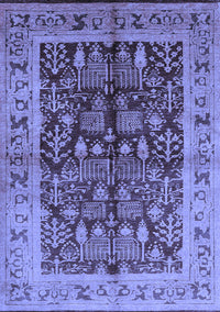 Oriental Blue Industrial Rug, urb837blu