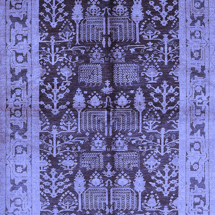Oriental Blue Industrial Rug, urb837blu