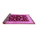 Sideview of Oriental Pink Industrial Rug, urb838pnk