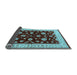 Sideview of Oriental Light Blue Industrial Rug, urb838lblu