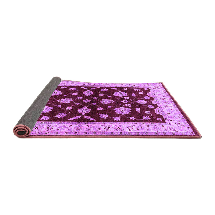 Sideview of Oriental Purple Industrial Rug, urb838pur