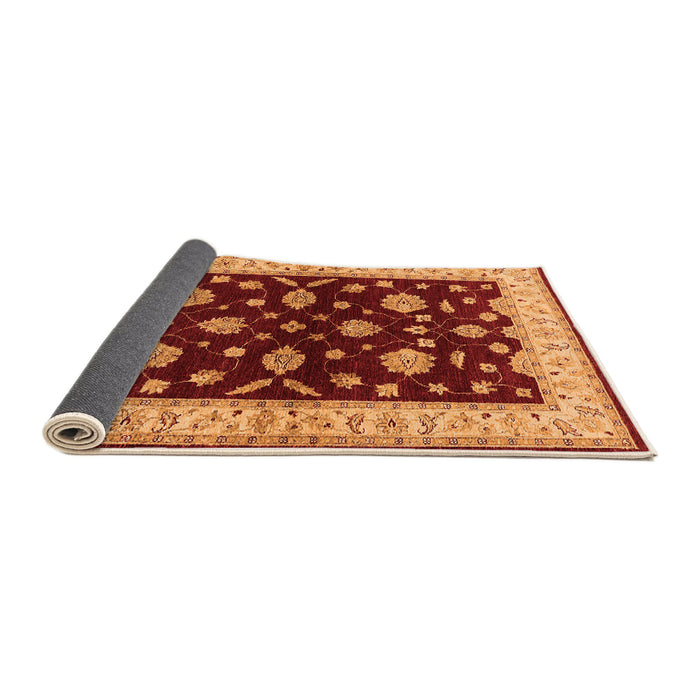 Sideview of Oriental Orange Industrial Rug, urb838org