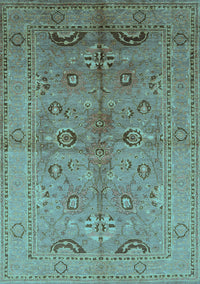 Oriental Light Blue Industrial Rug, urb839lblu